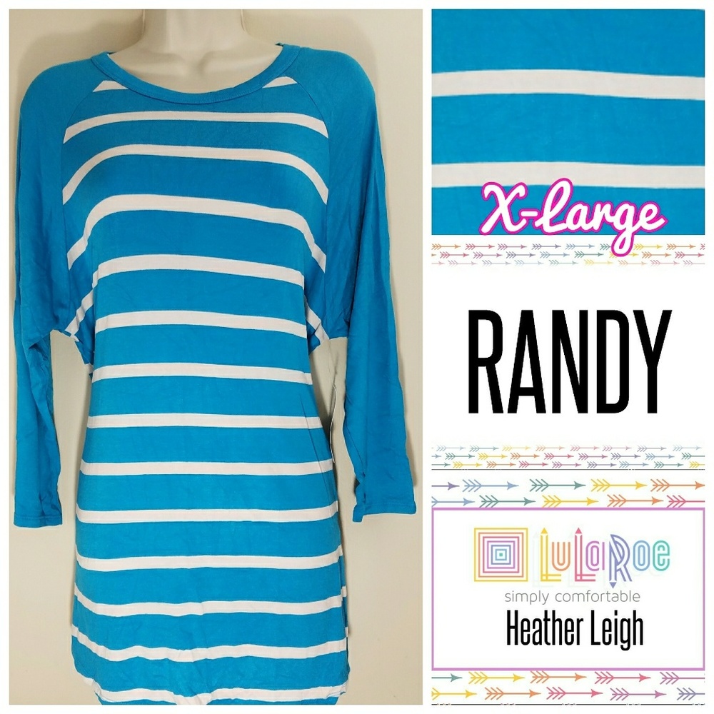 LuLaRoe NWT Randy XL - Stripes